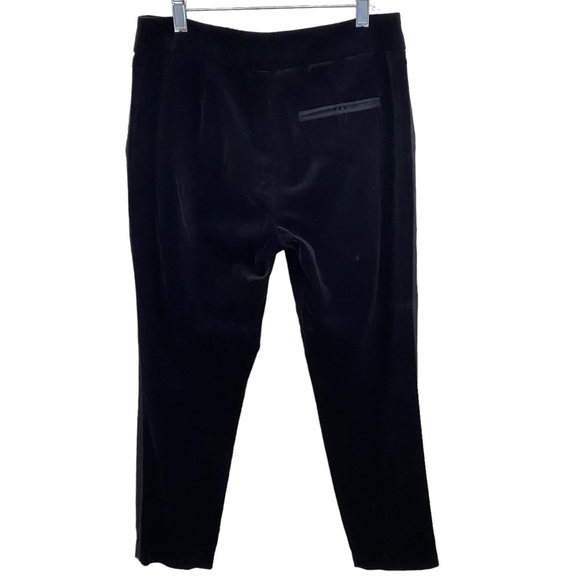 Trina Turk Velvet Tuxedo Cropped Pants in Black - Picture 7 of 10